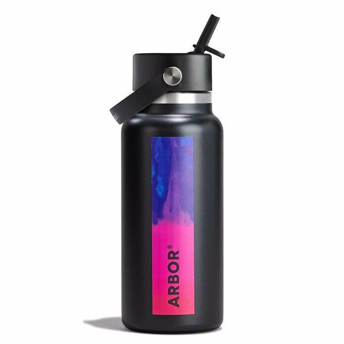 32-oz-wide-mouth-hydro-flask-x-arbor-o9 le26-w32-1008-32-oz-wide-flex-straw-bottle-arbor-rain-straight-back_1.jpg
